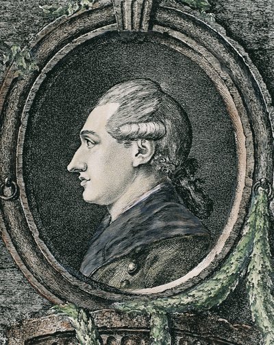 GOETHE, Johann Wolfgang von (1749-1832). Německý humanista a spisovatel. Lept. od Artist Unknown