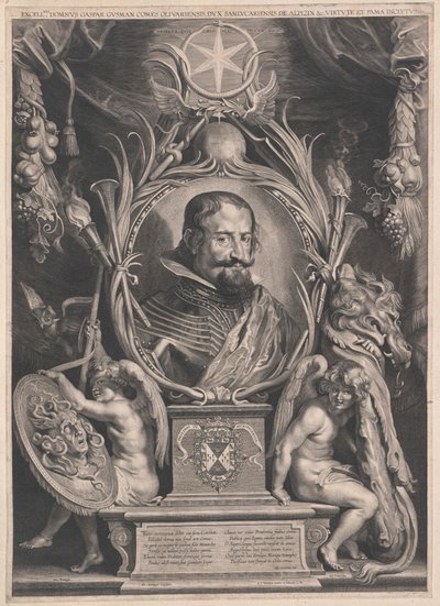Gaspar vévoda ze San Lucar de Barameda hrabě Duca Olivarez z Guzman od Artist Unknown
