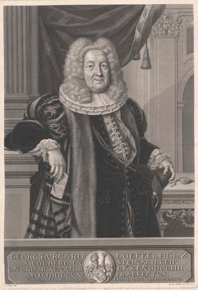 Georg Burkhard Loeffelholz von Colberg od Artist Unknown