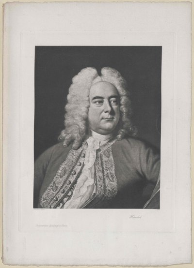 Georg Friedrich Haendel (tisk) od Artist Unknown