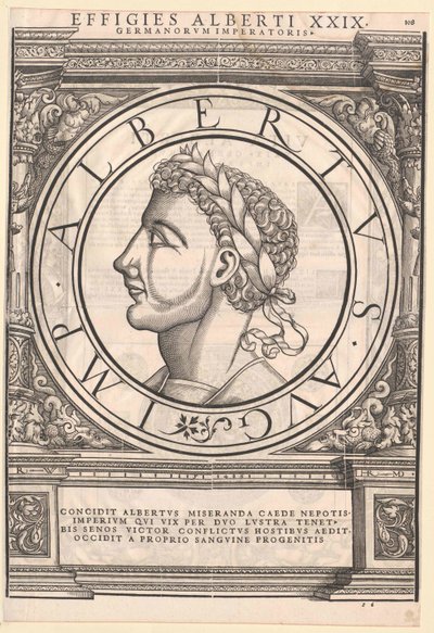Německý král Albert I. (tisk) od Artist Unknown