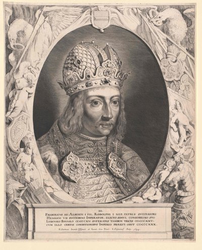 Německý král Fridrich III. od Artist Unknown