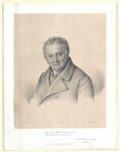 Gotthilf Heinrich von Schubert (tisk) od Artist Unknown