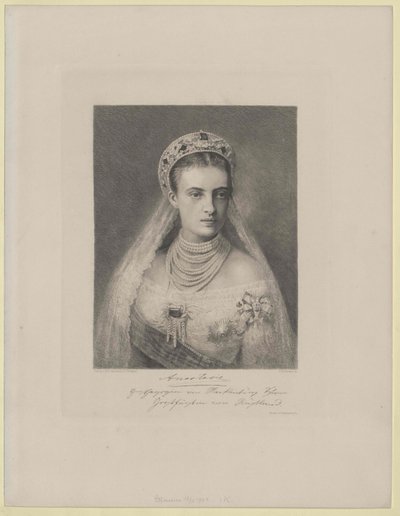 Ruská velkokněžna Anastázie Michajlovna od Artist Unknown