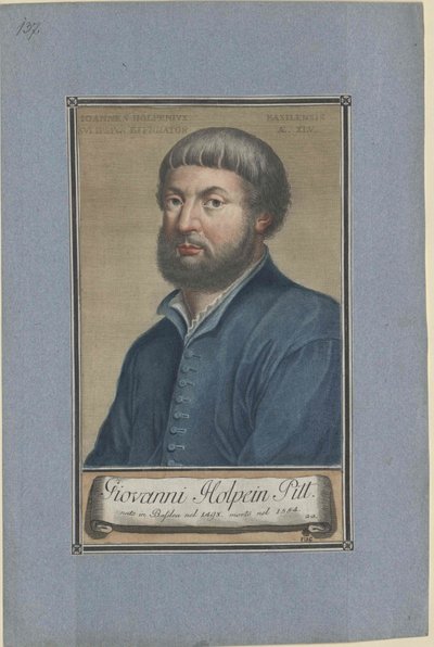 Hans Holbein (tisk) od Artist Unknown