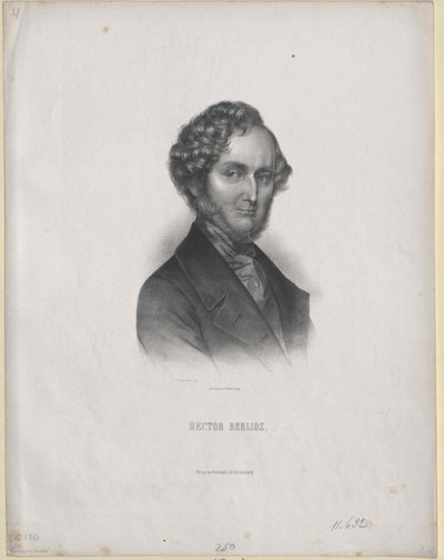 Hector Berlioz (tisk) od Artist Unknown