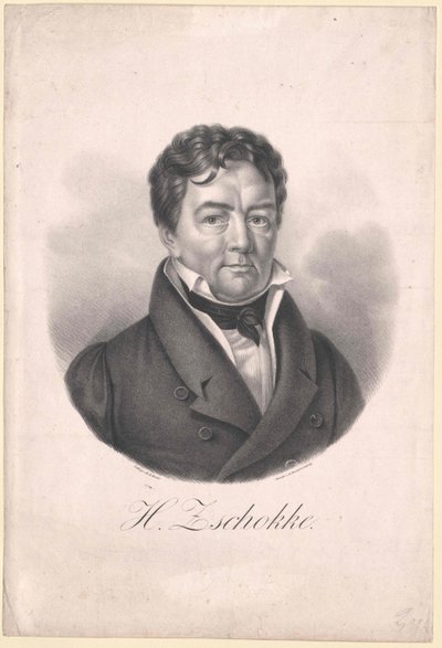 Heinrich Zschokke (tisk) od Artist Unknown