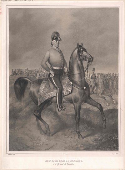 Henry hrabě Hardegg od Artist Unknown