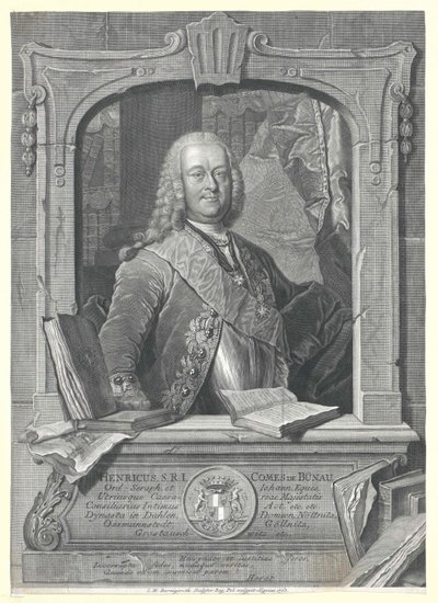 Jindřich hrabě von Buenau od Artist Unknown