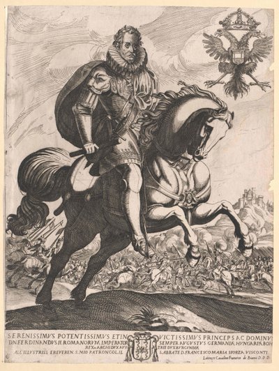 Císař Svaté říše římské Ferdinand II. od Artist Unknown
