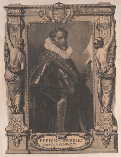 Císař Svaté říše římské Ferdinand II. od Artist Unknown