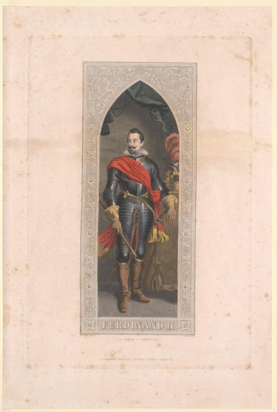 Císař Svaté říše římské Ferdinand II. od Artist Unknown