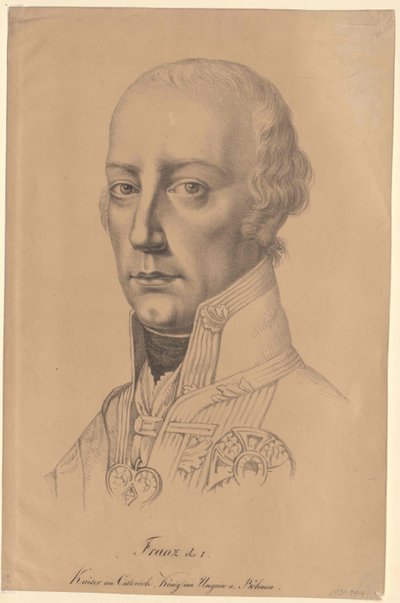 Císař Svaté říše římské František II. od Artist Unknown