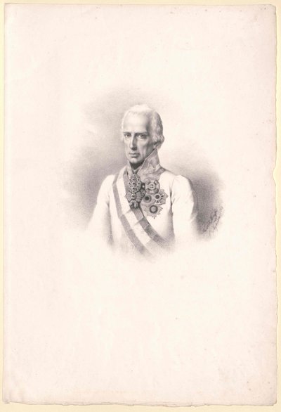 Císař Svaté říše římské František II. od Artist Unknown