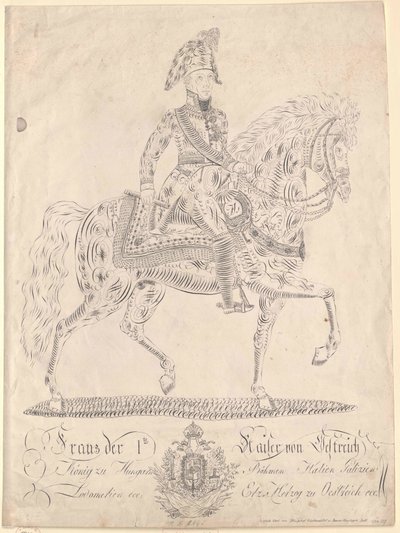 Císař Svaté říše římské František II. od Artist Unknown