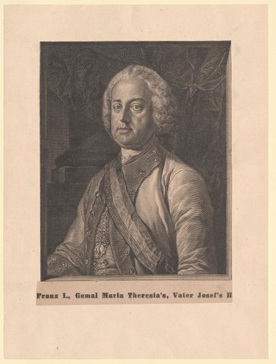 Císař Svaté říše římské František I. od Artist Unknown