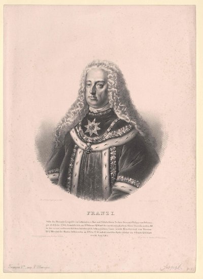 Císař Svaté říše římské František I. od Artist Unknown