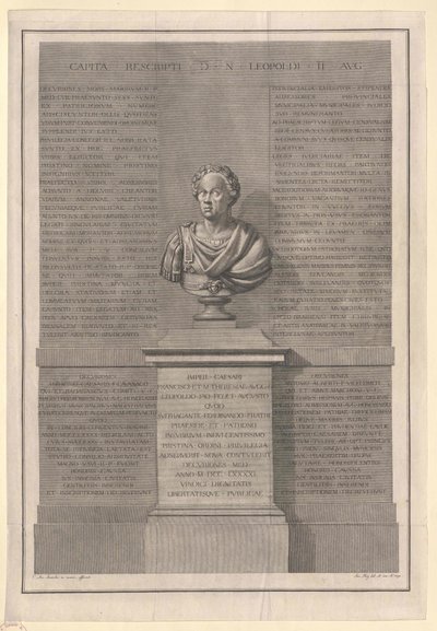 Císař Svaté říše římské Leopold II. od Artist Unknown