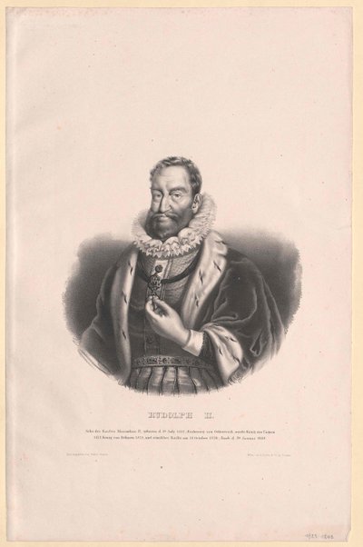Císař Svaté říše římské Rudolf II. od Artist Unknown