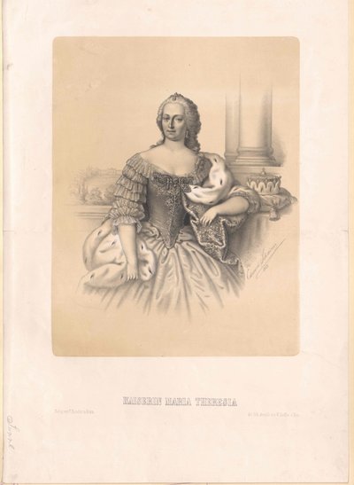 Svatá římská císařovna Marie Terezie od Artist Unknown