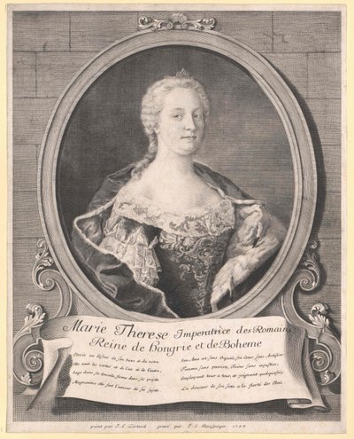 Svatá římská císařovna Marie Terezie od Artist Unknown