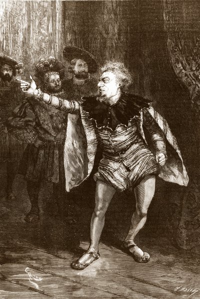 Ilustrace ke hře "Le Roi s