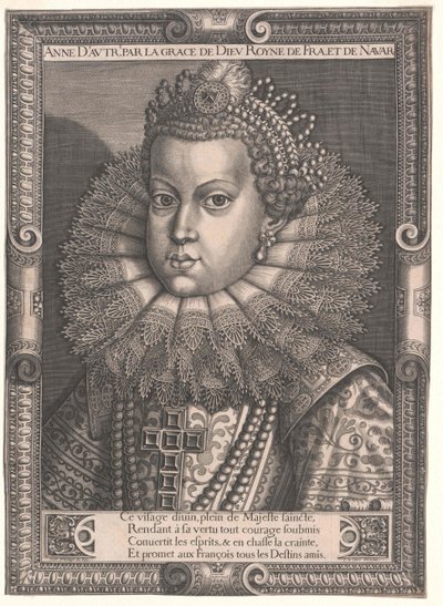 Španělská infantka Anna od Artist Unknown
