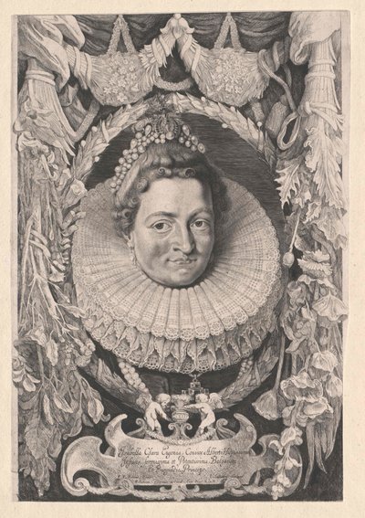 Španělská infantka Isabella Clara Eugenia od Artist Unknown