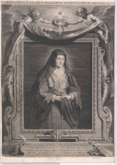 Španělská infantka Isabella Clare Eugenia od Artist Unknown