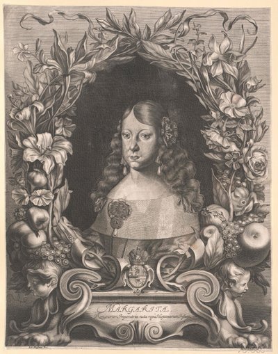 Španělská infantka Margaret Theresia (tisk) od Artist Unknown