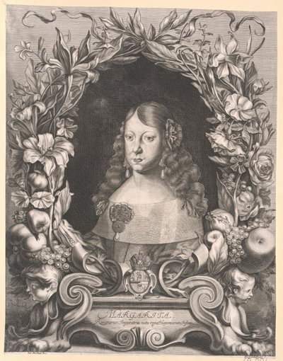 Španělská infantka Margarete Theresia (tisk) od Artist Unknown