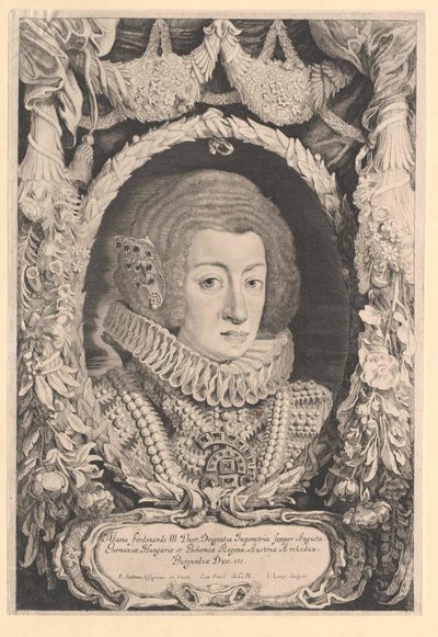 Španělská infantka Marie Anna od Artist Unknown