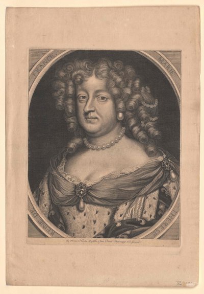 Španělská infantka Marie Terezie (tisk) od Artist Unknown