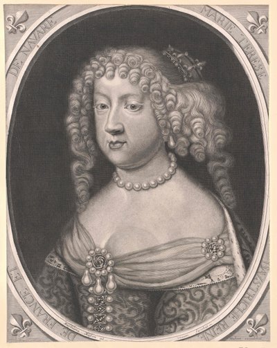 Španělská infantka Marie Terezie (tisk) od Artist Unknown
