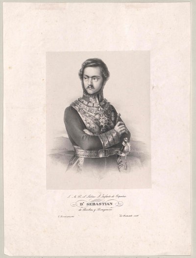 Španělský infant Sebastian od Artist Unknown