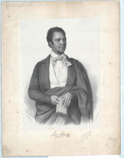 Ira Frederick Aldridge od Artist Unknown