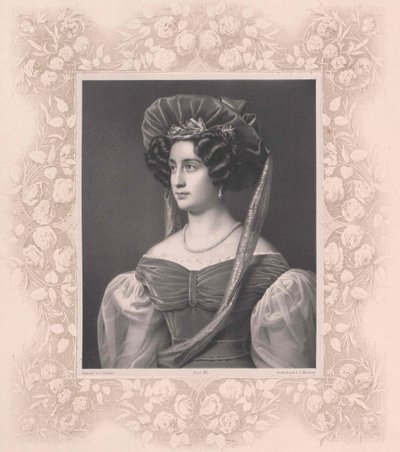 Isabella hraběnka z Tauffkirchenu (tisk) od Artist Unknown