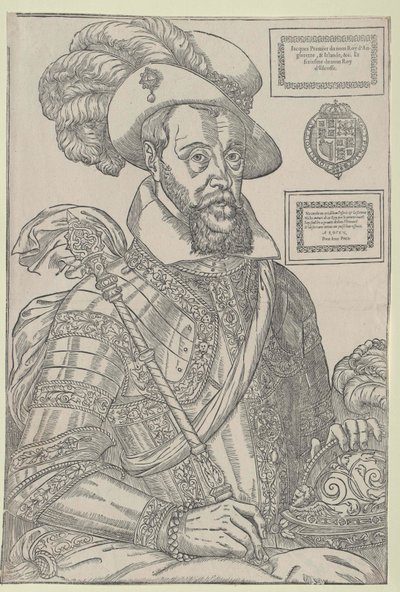 Jakob I., anglický král, od Artist Unknown