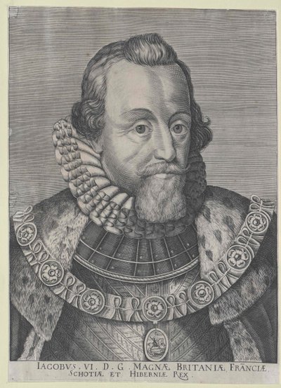Jakob I., anglický král od Artist Unknown
