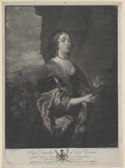 Jane Wenmanová od Artist Unknown