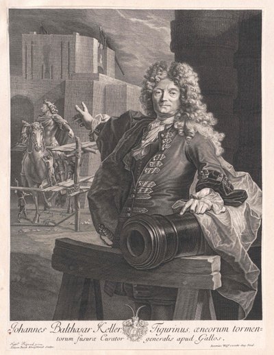 Jean Balthazar Keller od Artist Unknown