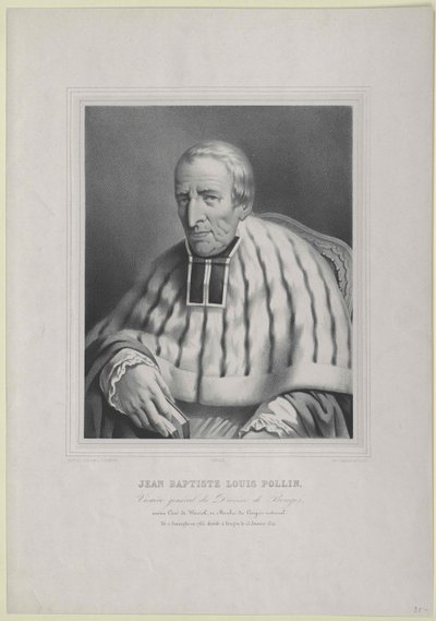 Jean Baptiste Louis Pollin od Artist Unknown