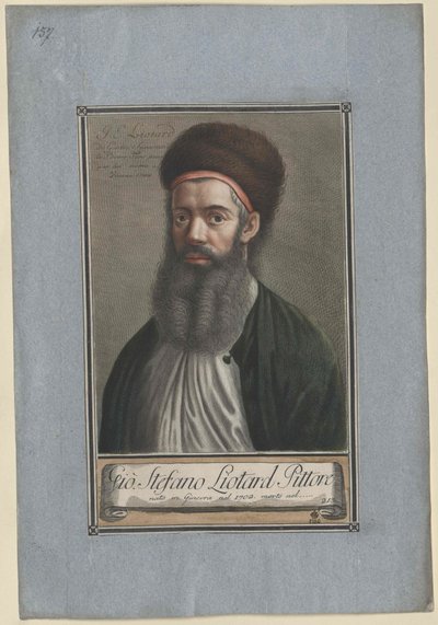 Jean Etienne Liotard (tisk) od Artist Unknown