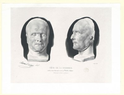 Jean Jacques Rousseau od Artist Unknown