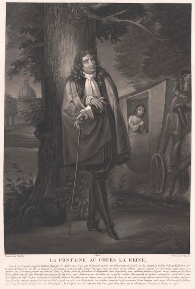 Jean de La Fontaine od Artist Unknown