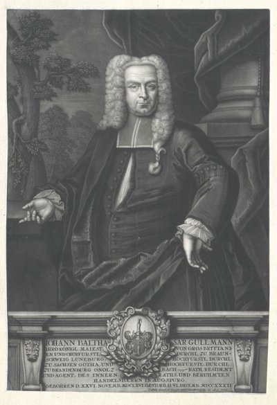 Pan Johann Balthazar Gullmann od Artist Unknown