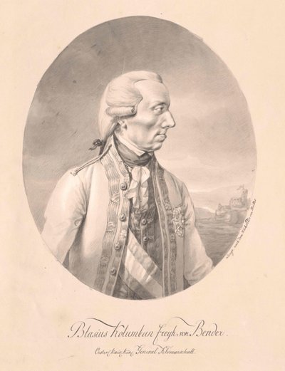 Johann Blaise Baron Bends od Artist Unknown