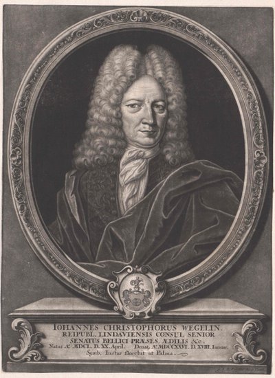 Johann Christoph Wegelin (tisk) od Artist Unknown