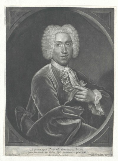 Johann Frederick baron Bachoff z Lifelike od Artist Unknown