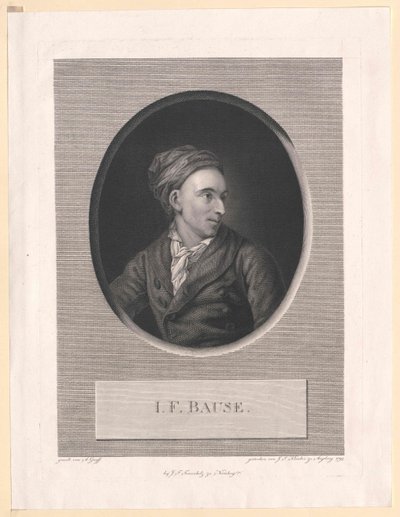 Johann Friedrich Bause od Artist Unknown